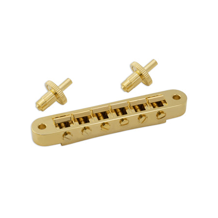 Tune-O-Matic Guitar Bridge Gold  (Unnotched)