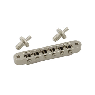 TUNE-O-MATIC GUITAR BRIDGE NICKEL (UNNOTCHED)