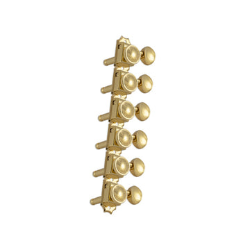 LOCKING DELUXE GOLD W/ METAL BUTTON SET 6 6-IN-LINE