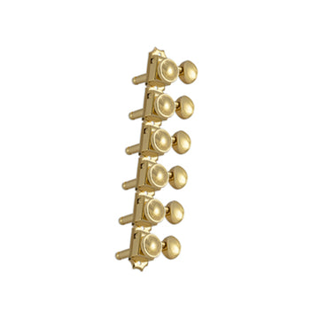 Locking Deluxe Gold W/ Metal Button Set 6 6-in-Line