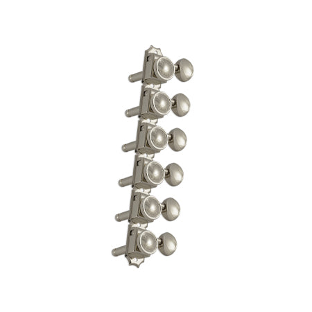 Locking Deluxe Nickel W/ Metal Button Set 6 6-in-Line