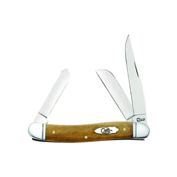 Pocket Knife Smooth Antique Bone Medium Stockman Item #58185