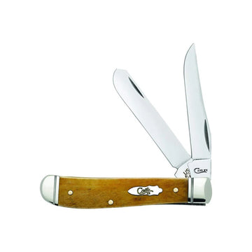 Pocket Knife Smooth Antique Bone Mini Trapper Item #58188