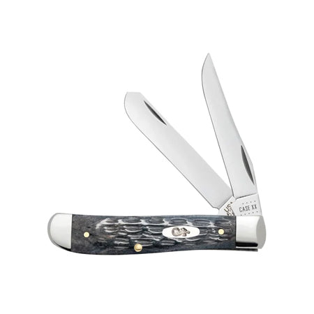 Gray Bone Mini Trapper CV Steel Pocket Knife Knives, 58414