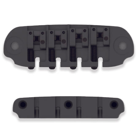 4 Stg D Style 2 Piece System - 708” (18MM) Spacing - Black
