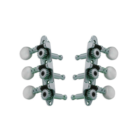Mini Sta-Tite Chrome Set 3 + 3 on Plate