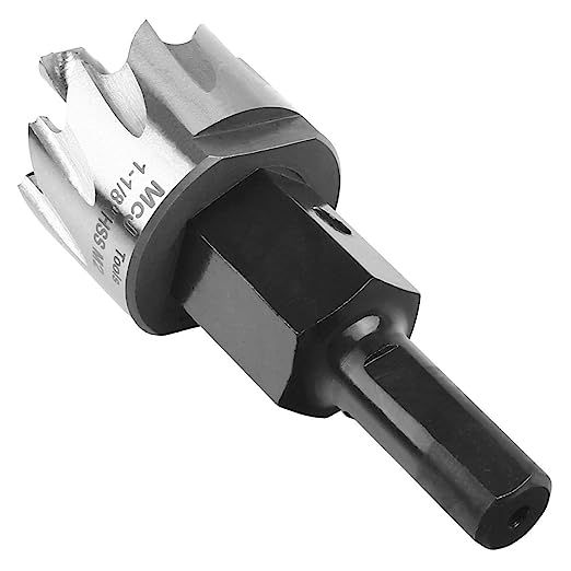 McJ Tools 1-1/8 Inch HSS M2 Drill Bit Hole Saw for Metal