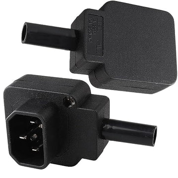 2Pack IEC Connector Assembly Adapter Rewirable Plug C13 C14