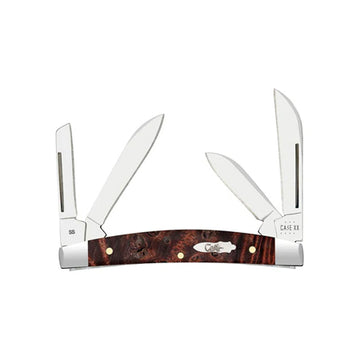POCKET KNIFE SMALL CONGRESS - BROWN MAPLE BURL WOOD