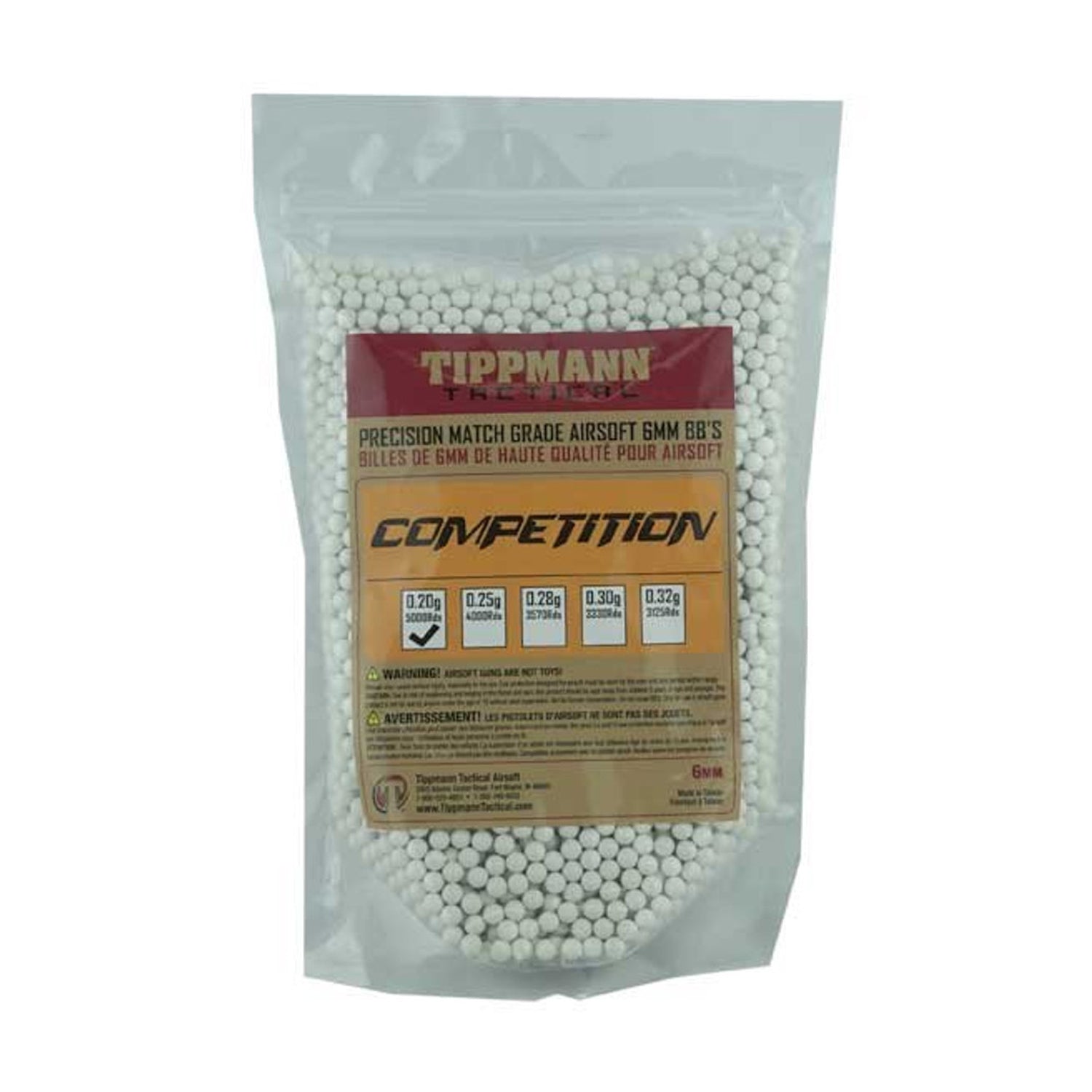 Tippmann 6mm BB 0.20g  5000 BBs - White