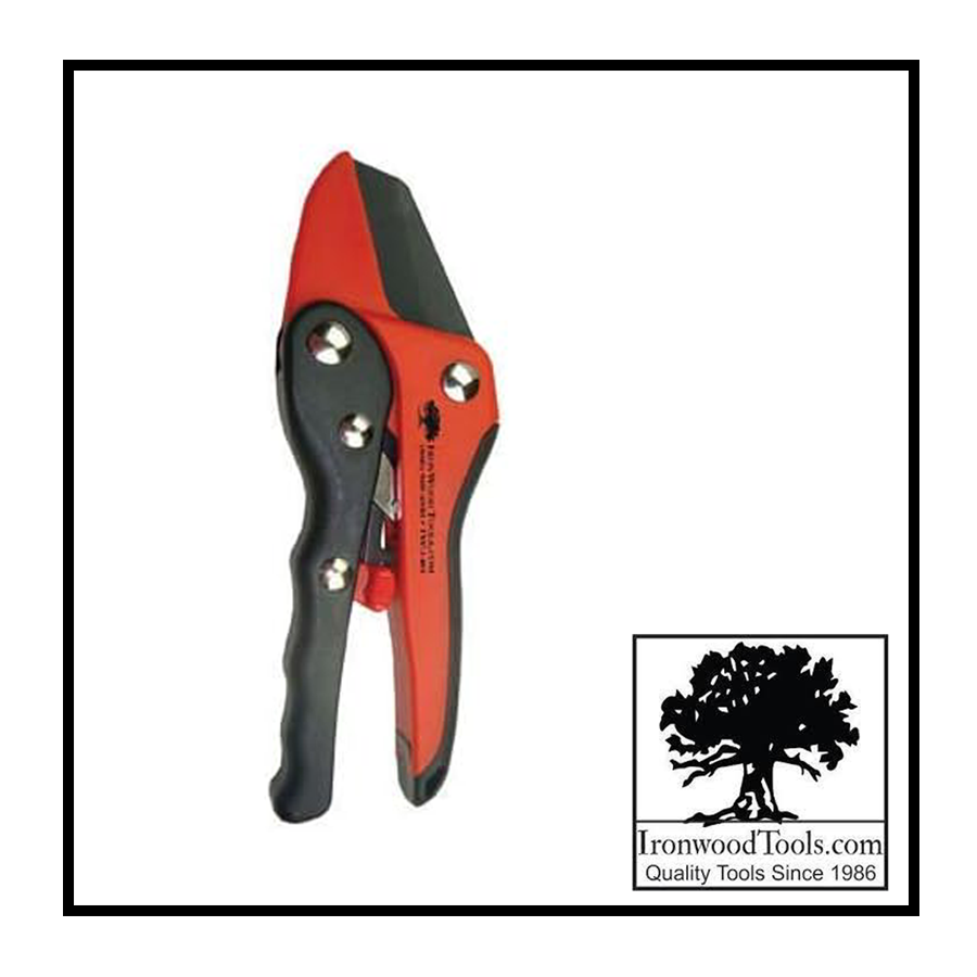 Tool Company IW1401 Small Ratchet Pruner cuts up to 5/8" with Ease Ideal for Smaller Hands, People with Arthritis or Carpal Tunnel