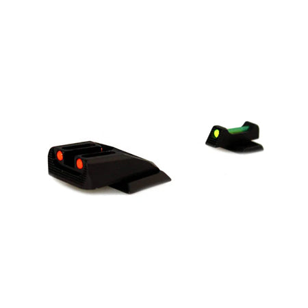 Self Defense Low Profile Fiber Optic Aluminum Sights