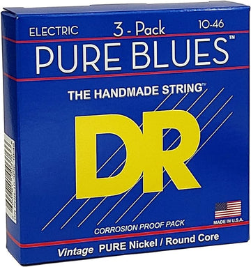 Pure Blues Pure Nickel Electric Guitar Strings,