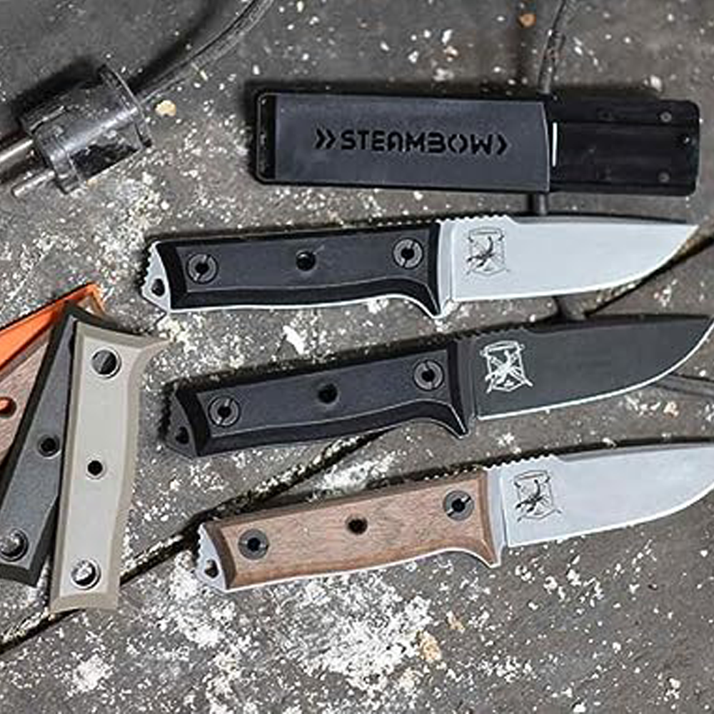 Steambow AR-Series K1 Knife - Dark Stonewashed Finish