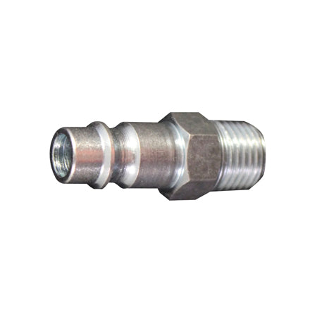 HIGHFLOWPRO® 1/4" MNPT V-Style/Euro Interchange Steel Air Plug Fitting (High Volume Low Pressure Application)
