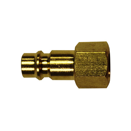 HIGHFLOWPRO® V-Style/Euro Interchange Brass Air Plug Fitting (High Volume Low Pressure Application)