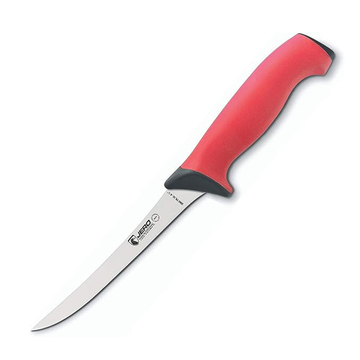Traction Grip Curved Boning Knife With Santoprene Non-Slip Handle