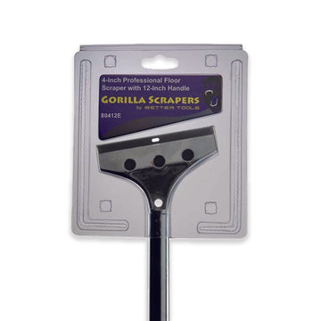 12 -Inch Light Weight Scraper Handle with 4-Inch Blade, 4/Box