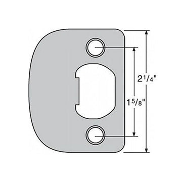 Kwikset 83796 Full Lip 1/4