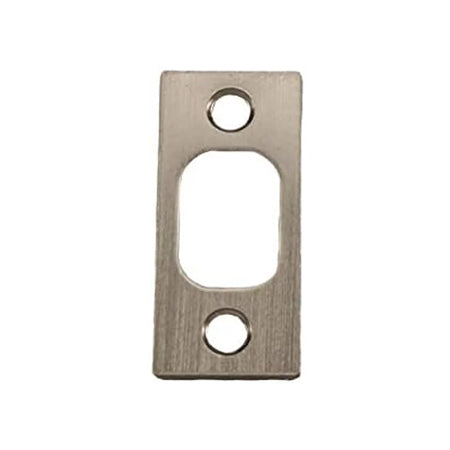 85072-15 Satin Nickel Square Corner 1" x 2-1/4" Deadbolt Strike Standard on 660 Series