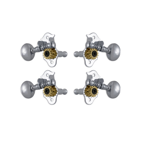 Sta-tite™ geared ukulele pegs chrome set 4