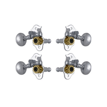 Sta-tite™ geared ukulele pegs chrome set 4