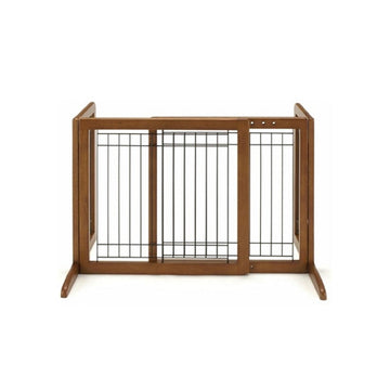 Small Bay Isle Freestanding Pet Gate - Tall