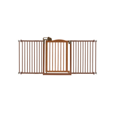 One-Touch Gate II Wide in Brown