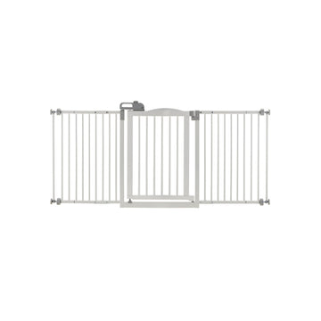 One-Touch Gate II Wide in White