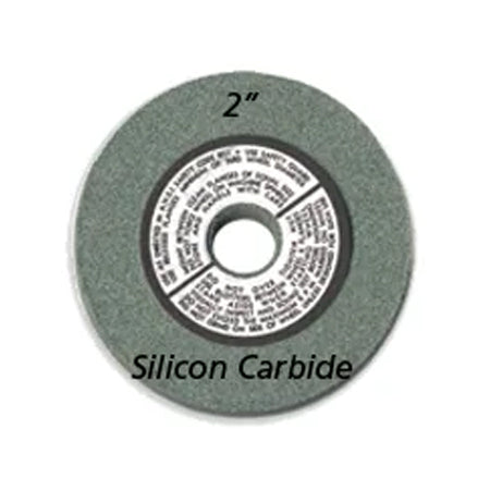2" Silicon Carbide Unmtd Wheel, 3/8 Arbor, 100 Grit