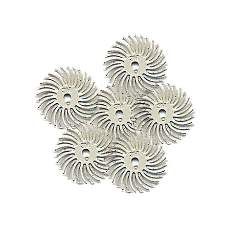 9/16" Radial Bristle Disc,Grit, 6-Pk