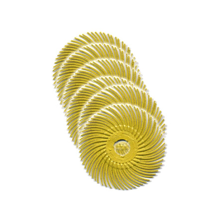 2" Radial Bristle Disc, Grit, 6-Pk