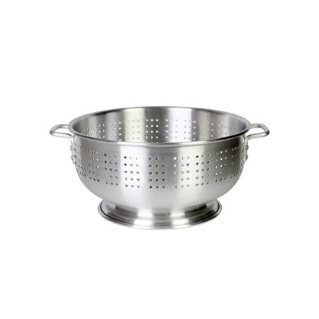 Heavy Duty Aluminum Colander, Commercial Pasta Strainer, 8 Quart