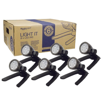 Aquascape 3-Watt Spotlight - LED Light 6-Pack