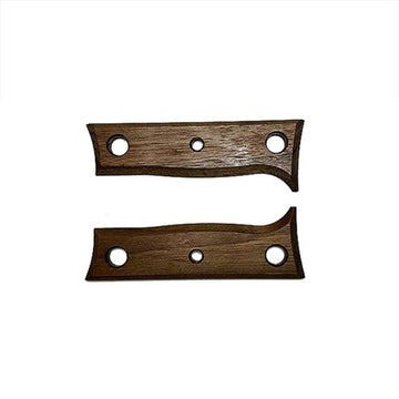 AR-Series Steambow K1 Walnut Knife Scales - Premium Oiled Nut Wood Scales for Enhanced Grip and Aesthetics - Natural Variation in Color and Grain - Pack Includes 1 Pair of Walnut Scales