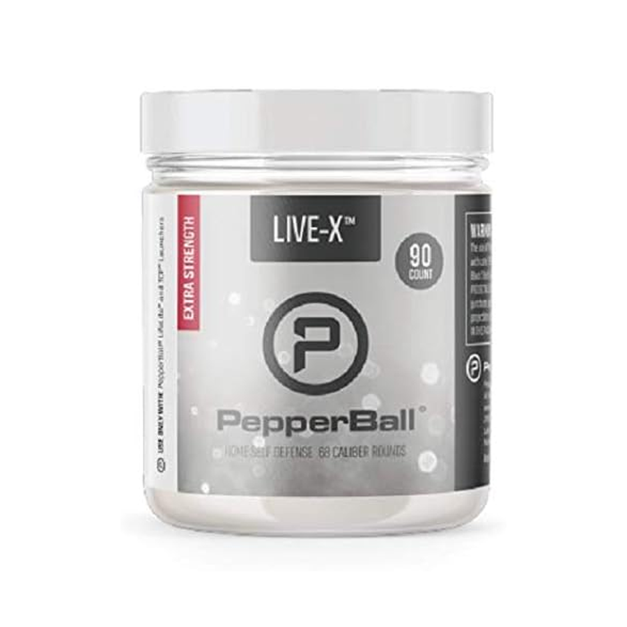 PepperBall Live-X Police Grade Projectiles, Powerful Non Lethal Self Defense