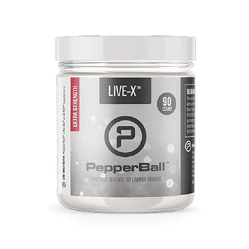 PepperBall Live-X Police Grade Projectiles, Powerful Non Lethal Self Defense