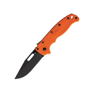 Demko Knives Shark Lock AUS10A AD20.5 (Orange Scale/Black DLC/Clip Point)