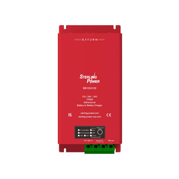 Non-waterproof RED case 12v input to 12v output (120amp input & 60amp