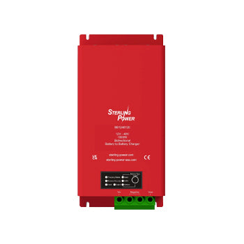 Non-waterproof RED case 12v input to 12v output (120amp input & 30amp