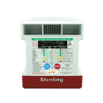 Non-waterproof white case 12v input to 12v output (60amp input & 60amp output)