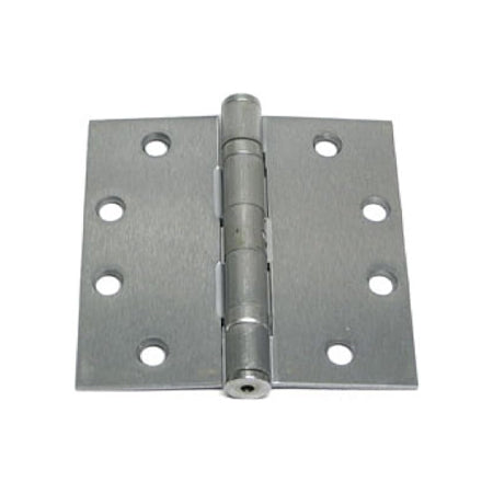 Cal Royal BB31 4.5 inch X 4.5 inch Commercial Grade Steel Ball Bearing Hinge with Non-Removable Pin Brushed Chrome (3-Pack)