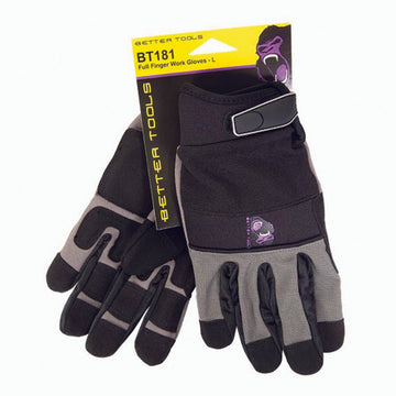 Full Finger Work Gloves - 1 Pair Size L