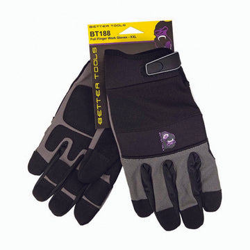 Full Finger Work Gloves - 1 Pair Size XXL