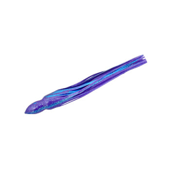 Purple Blue Foil Blue Glitter Octopus