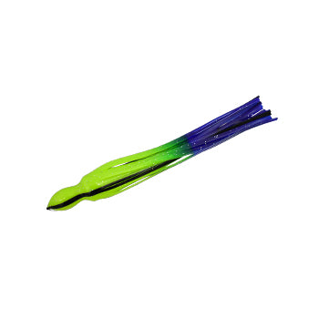 Chartreuse glitter w/Green back & Orange Drip Octopus