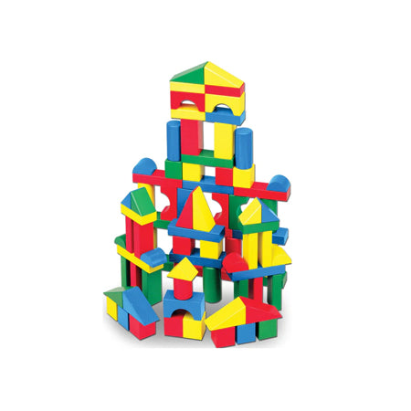 Wooden Building Blocks Set - 100