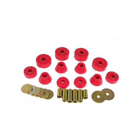 Prothane (7-101) 67-72 Chevy C10 Body Mount Kit - Red