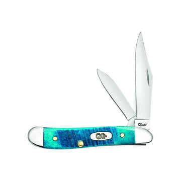 Pocket Knife Peanut Caribbean Blue Jig Bone Item
