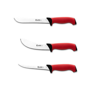 Piece Butcher Set - Narrow Butcher, Skinning Knife, and Boning Knife